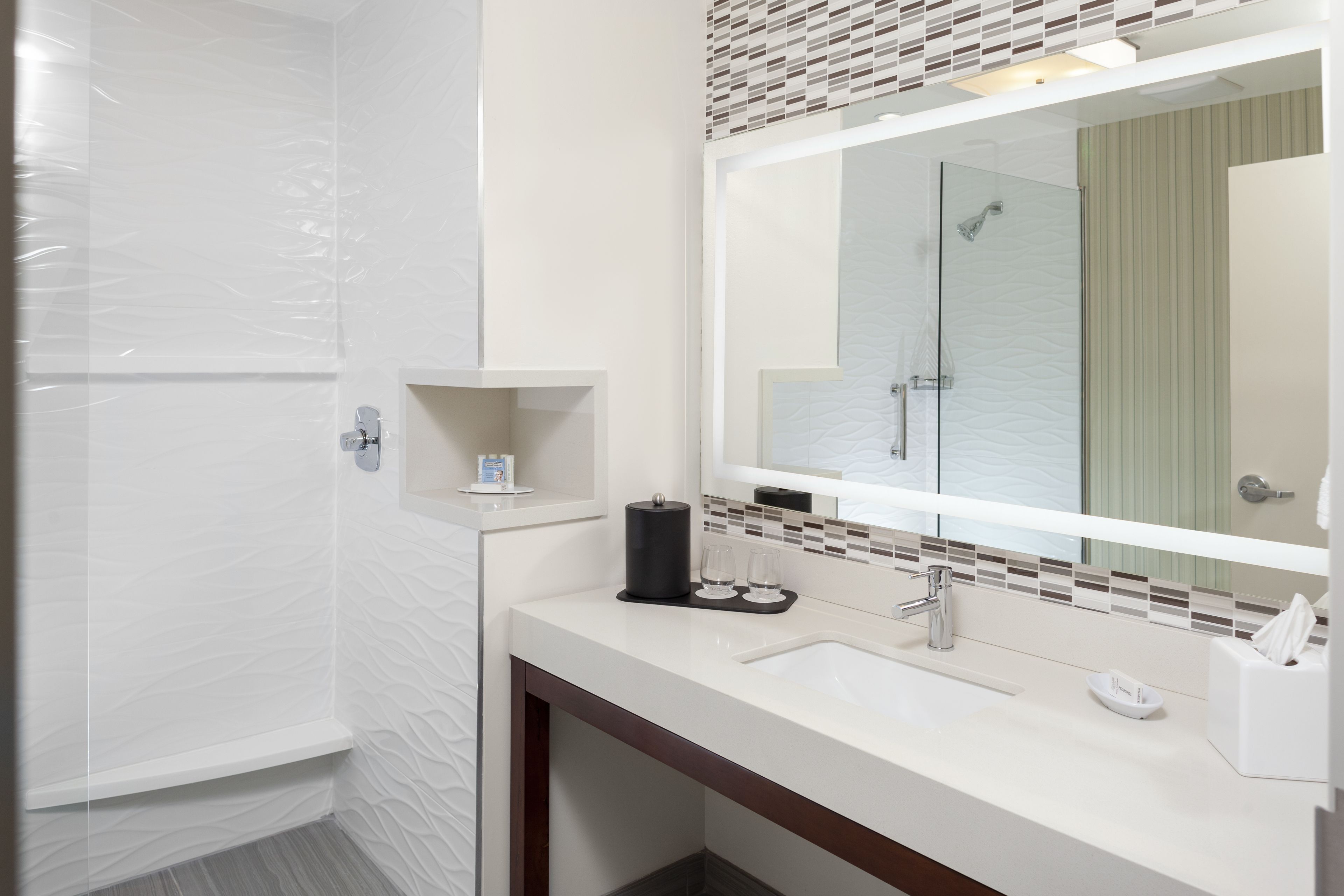 hypo-allergenic bedding, in-room safe, desk, blackout curtains