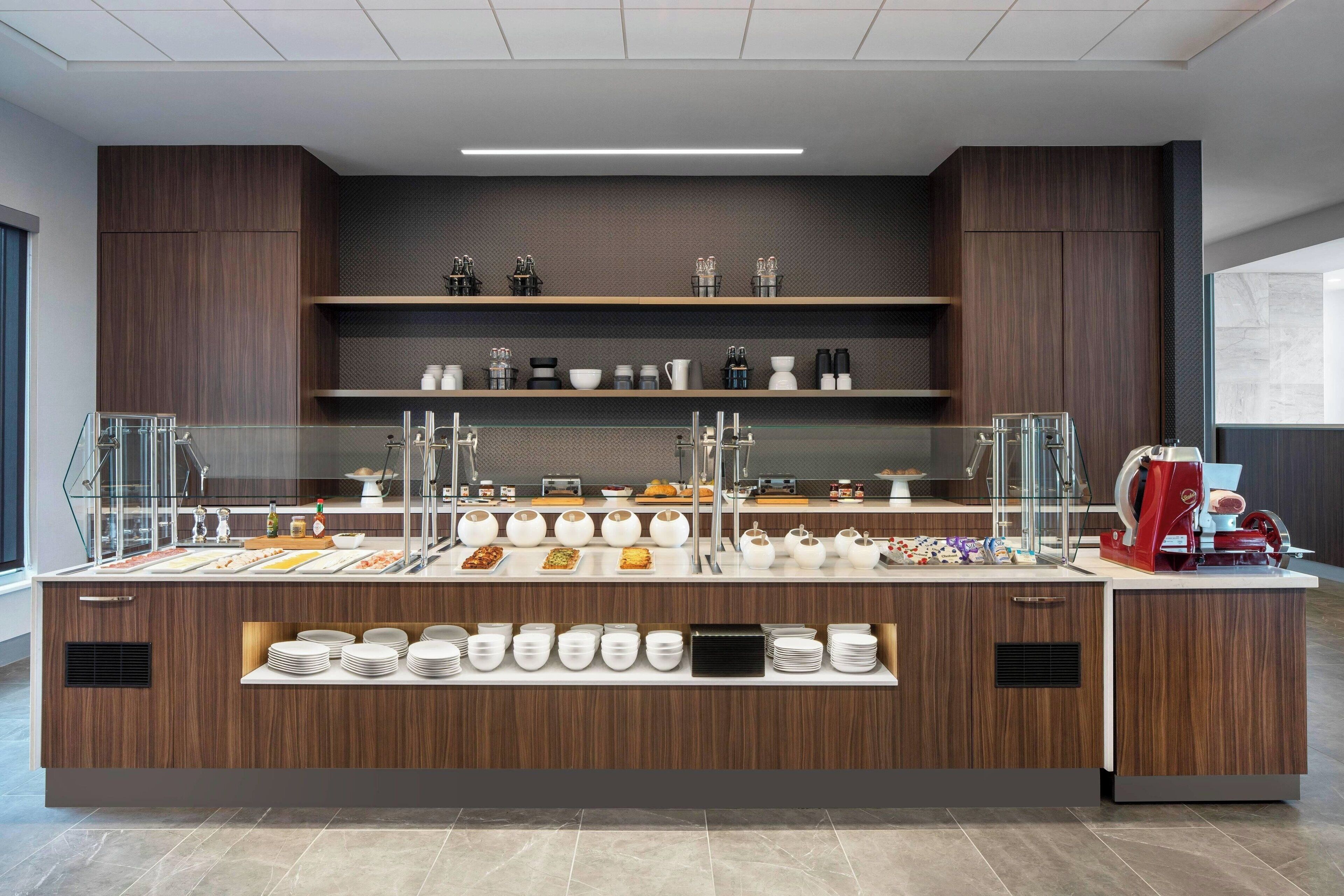 mini-fridge, coffee/tea maker, electric kettle