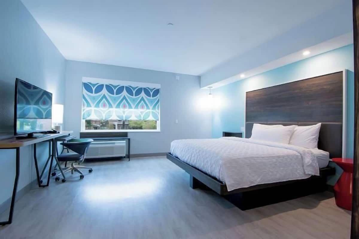 In-room safe, laptop workspace, blackout curtains, iron/ironing board