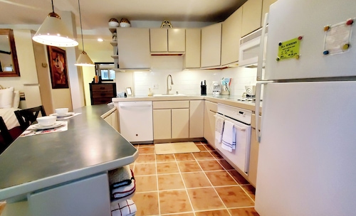 Walk to everything.  October 23-29 = 150/nt plus VRBO fees and taxes