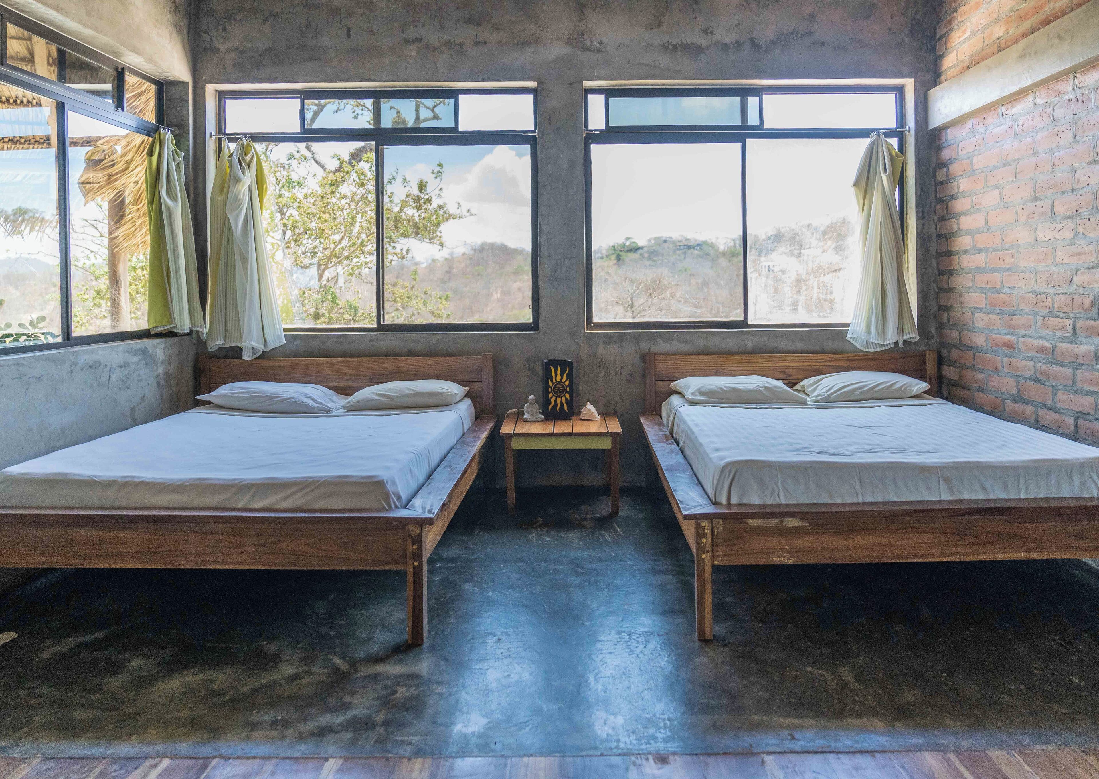 Deluxe Double Room, 2 Queen Beds, Pool View, Poolside | In-room safe, free WiFi, bed sheets