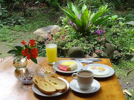 Free daily full breakfast