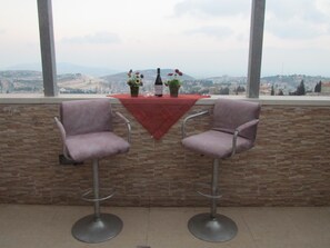 Uitzicht vanuit accommodatie