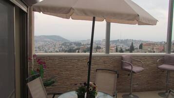 Blick von der Unterkunft