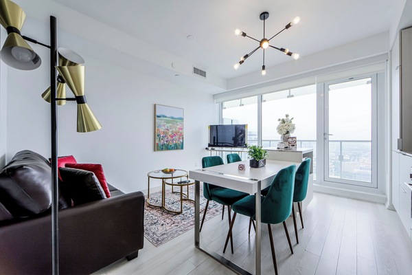 Superior Condo, 1 Bedroom, Kitchen, City View | Living area | Flat-screen TV, Netflix