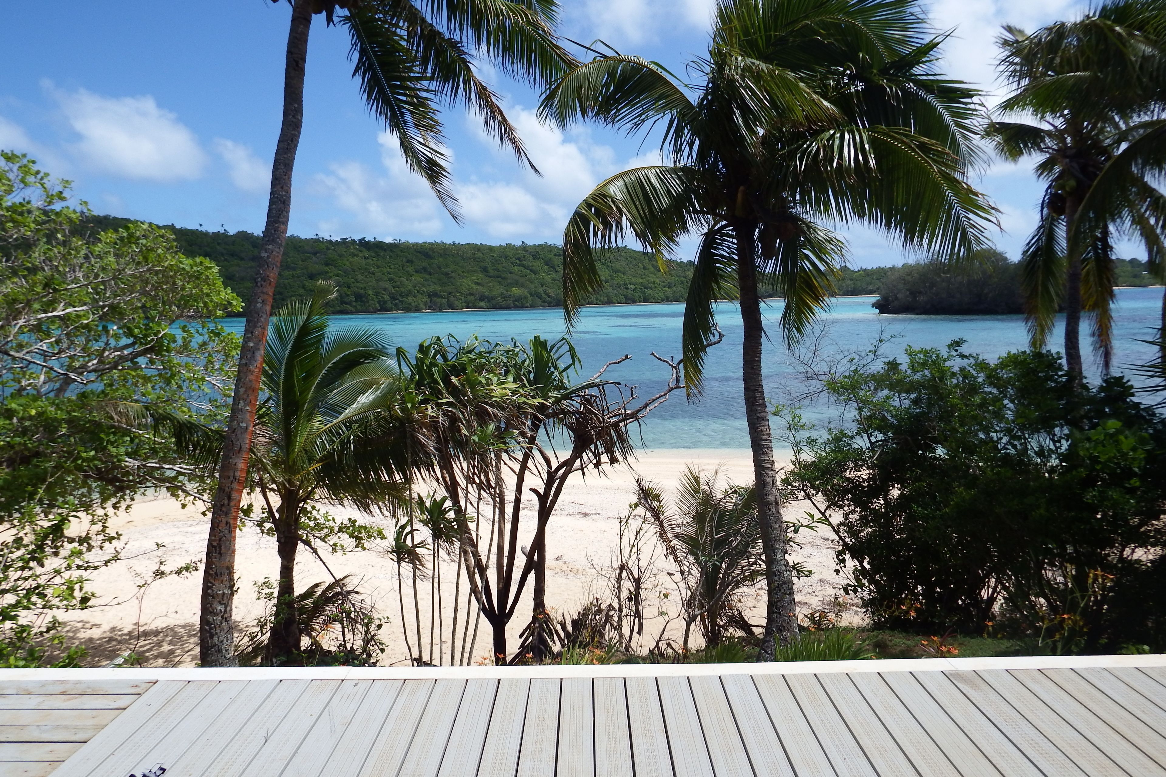 Blick von der Unterkunft