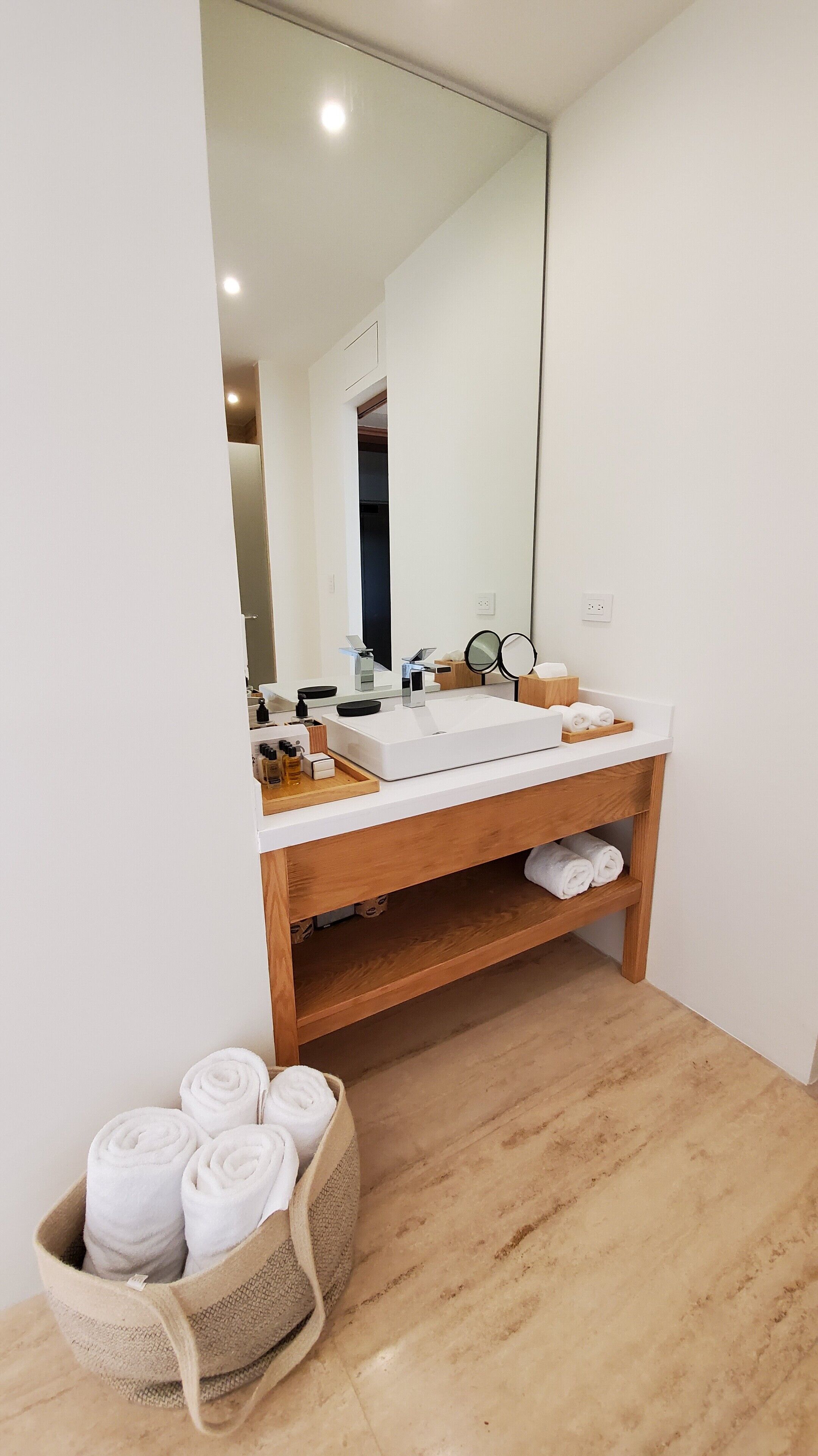 standard room (no view & no balcony) | bathroom | shower, rainfall showerhead, free toiletries, hair dryer