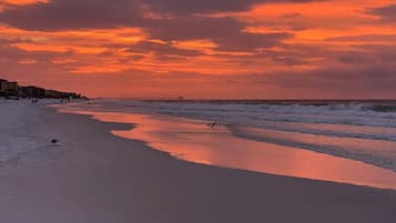 On the beach