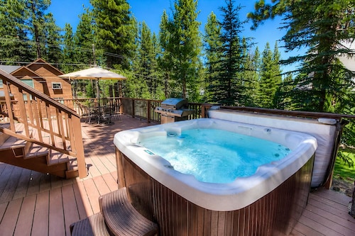 Rocky Top Retreat | Pet-Friendly A-Frame Cabin with Hot Tub and Game Room in South Lake Tahoe
