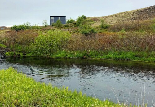 Afternoon cottages near Hella, Hekla & Landmannalaugar