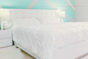 2 habitaciones, ropa de cama de alta calidad y decoración personalizada 