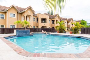 Voorkant van accommodatie