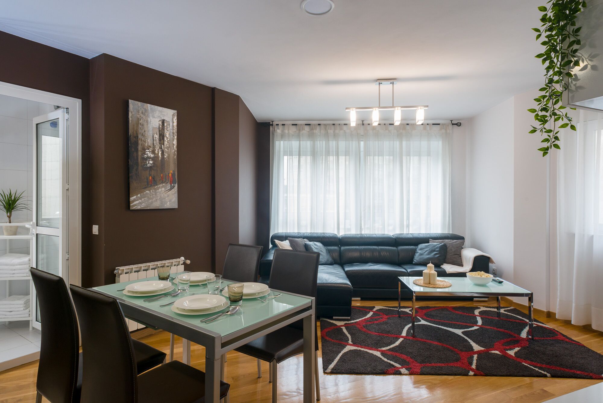 \"SantaMaria I\" Modern apartment 4km from Santiago, WiFi-Netflix-HBO connection