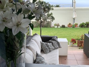 Terrace/patio -  Wonderful villa with heated pool in first line !!! (Juan Fernández. El Pris. Tacoronte)