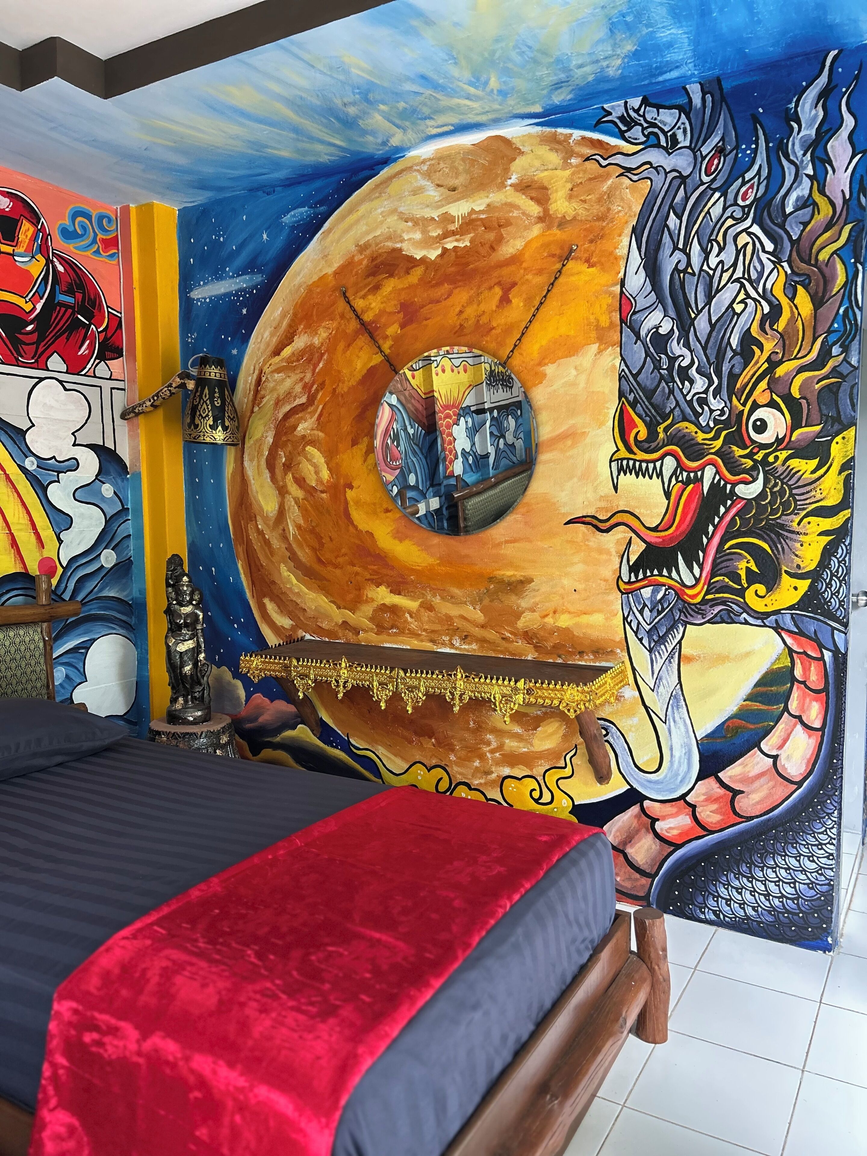 Habitación estándar con 2 camas individuales, vista al mar | Decoración personalizada y ropa de cama 