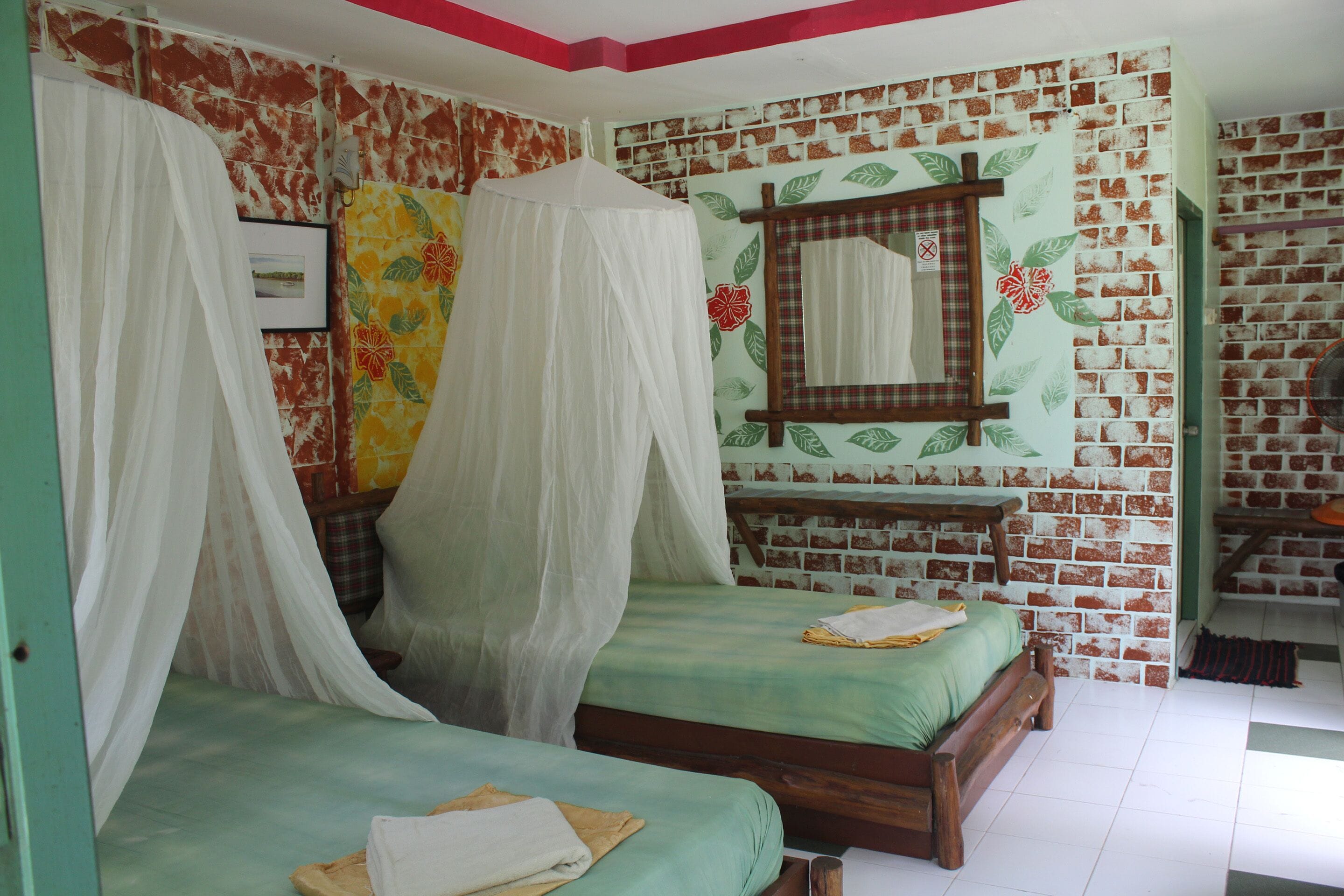 Habitació amb dos llits individuals, 2 llits individuals, no fumadors | Decoració individual i roba de llit 