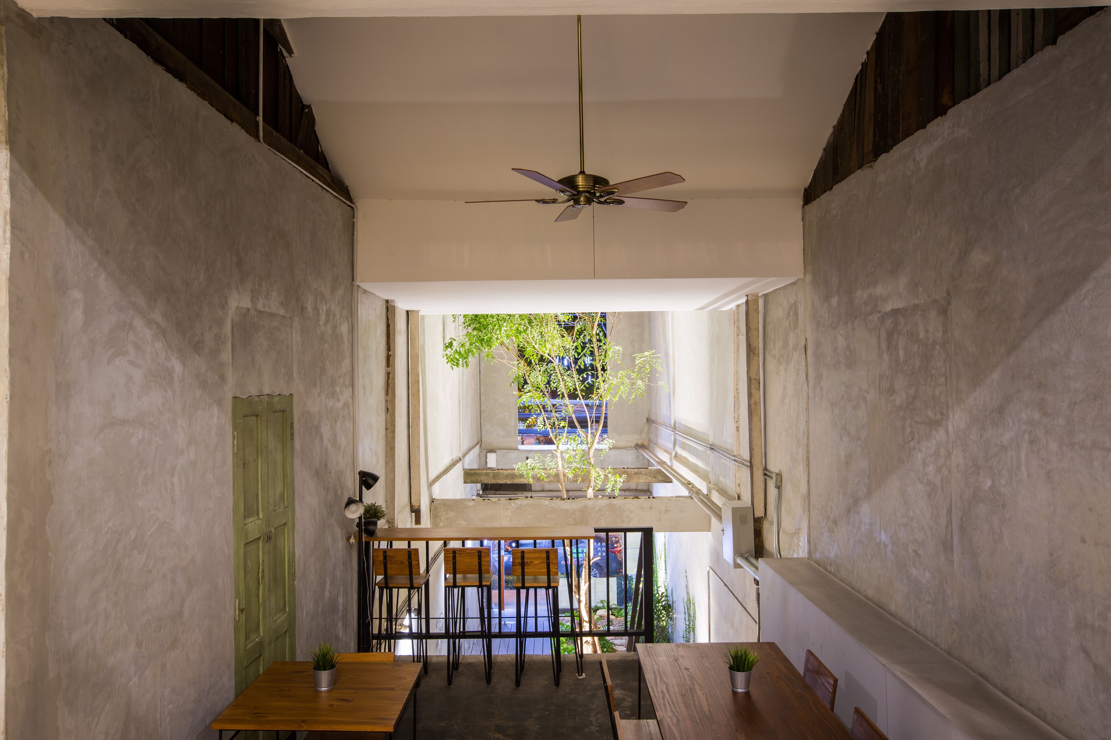 Área de estar no saguão