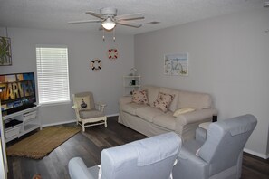 Smart TV, video games, DVD player, table tennis