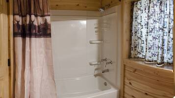 Douche, serviettes fournies