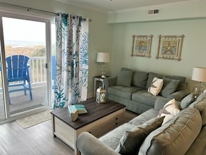 Televisión, reproductor de DVD, libros y videoteca