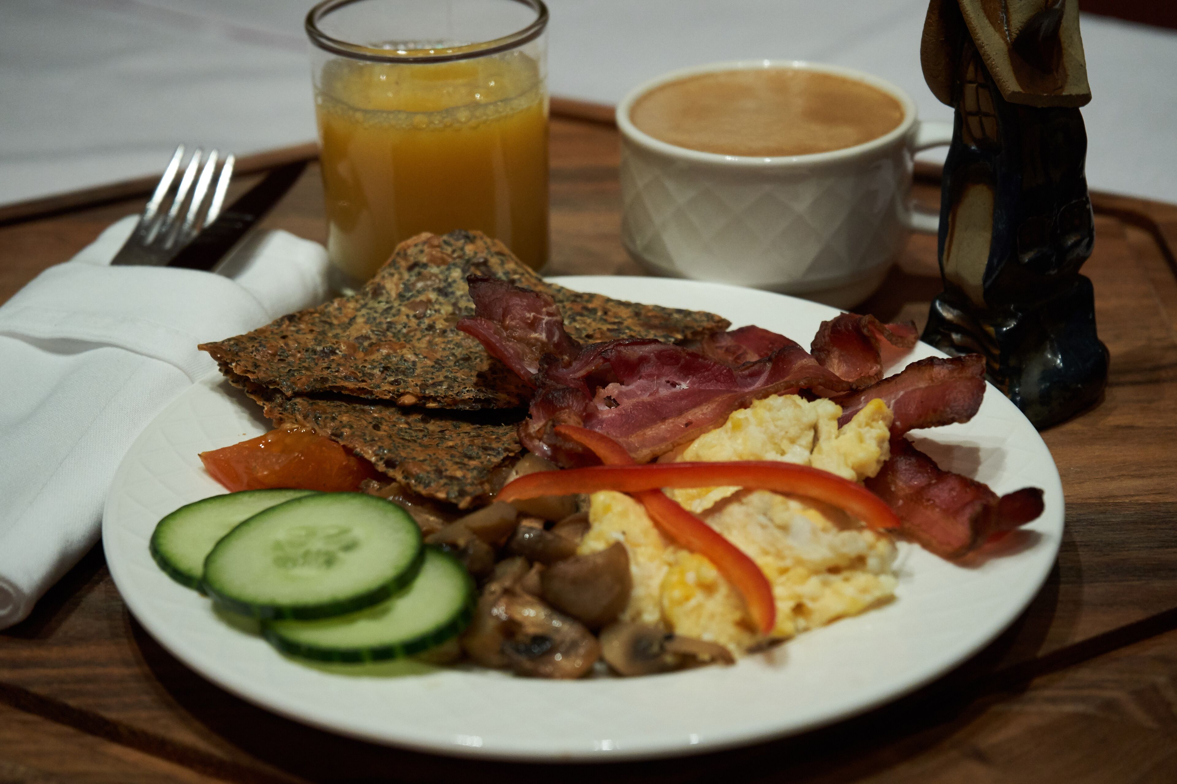 daily buffet breakfast (eur 23 per person)