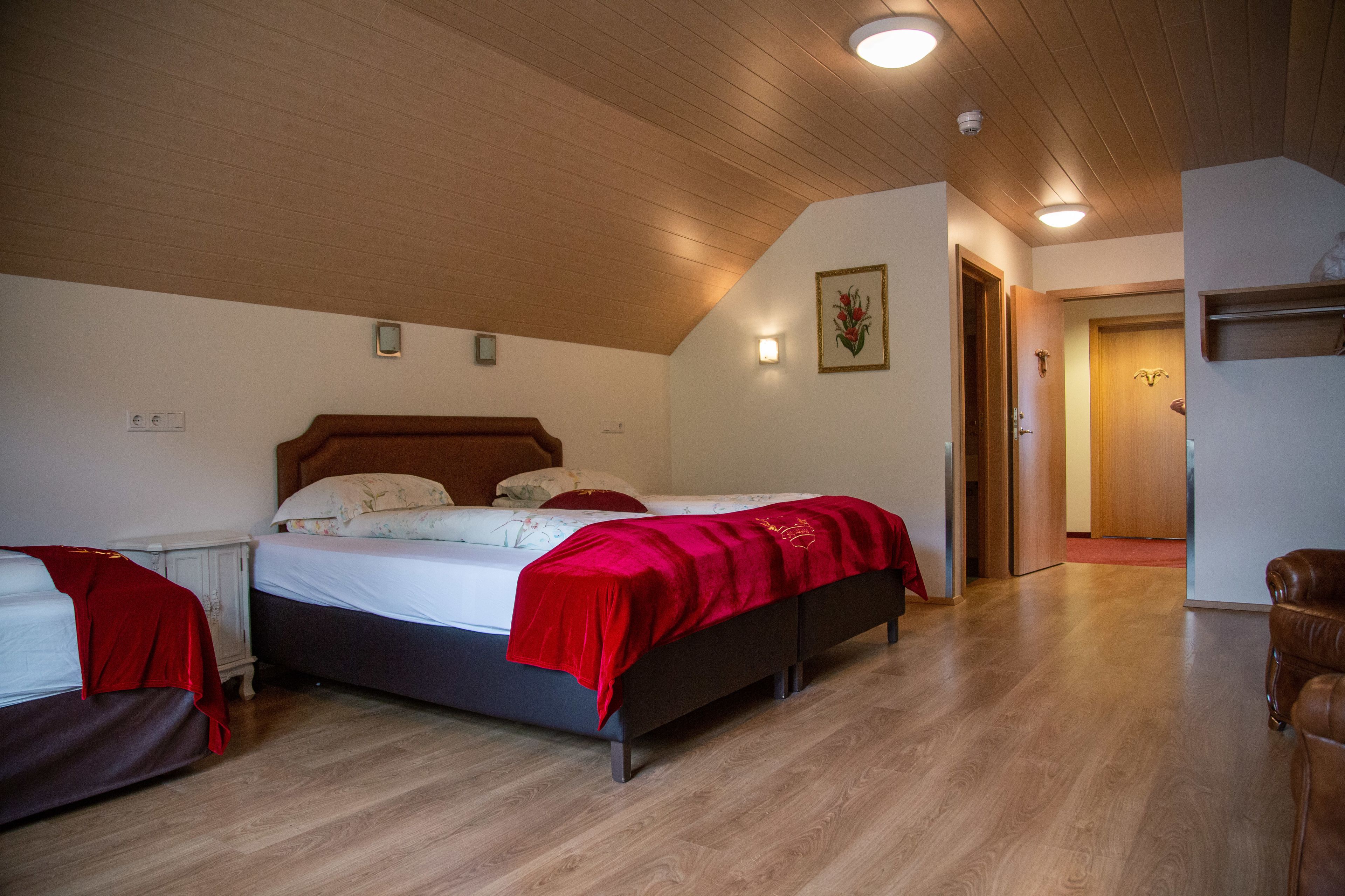 hypo-allergenic bedding, blackout curtains, soundproofing, free wifi