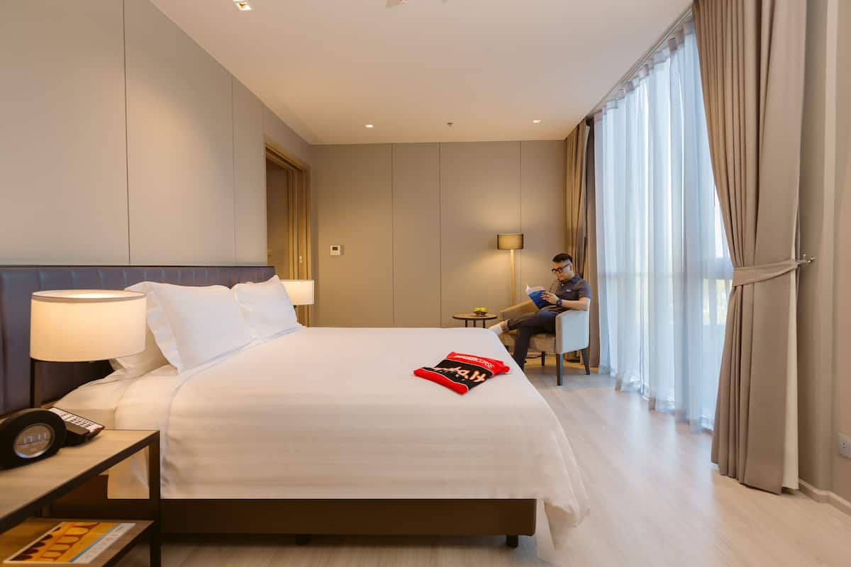In-room safe, desk, blackout curtains, soundproofing