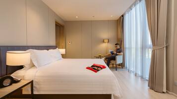 In-room safe, desk, blackout drapes, soundproofing