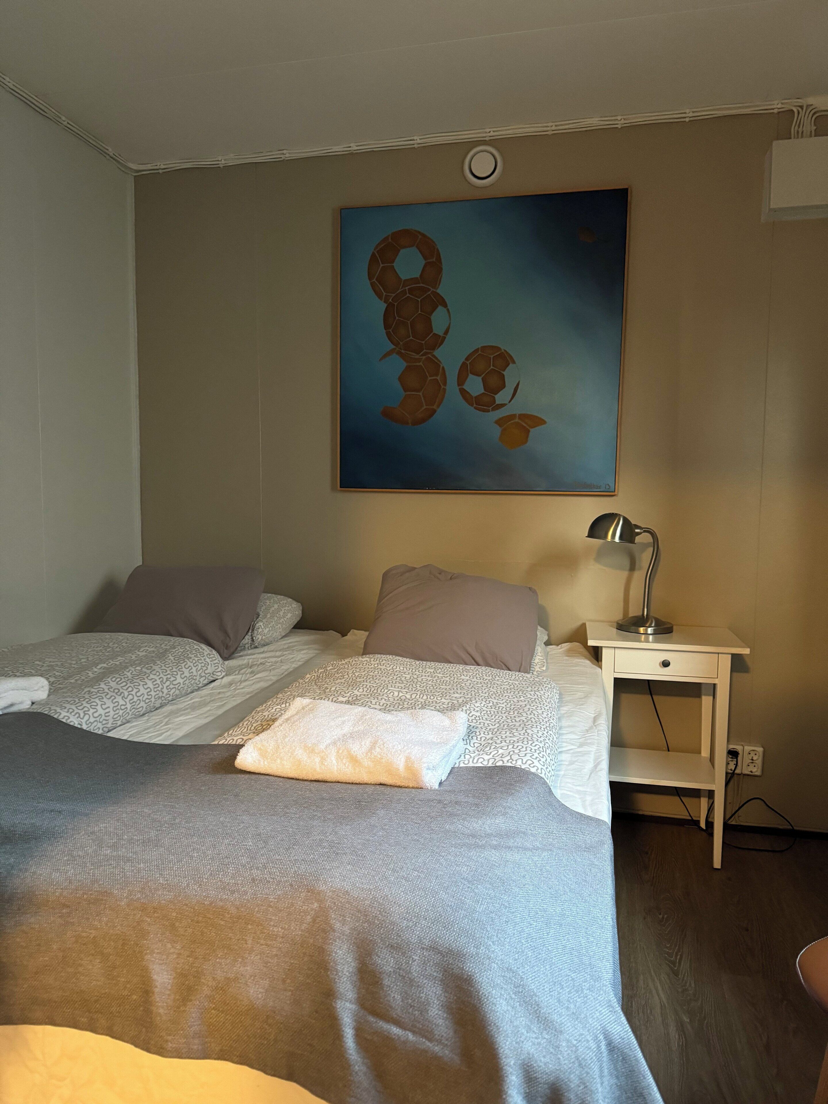 Economy Double Room, Shared Bathroom | Blackout drapes, iron/ironing board, free WiFi, bed sheets