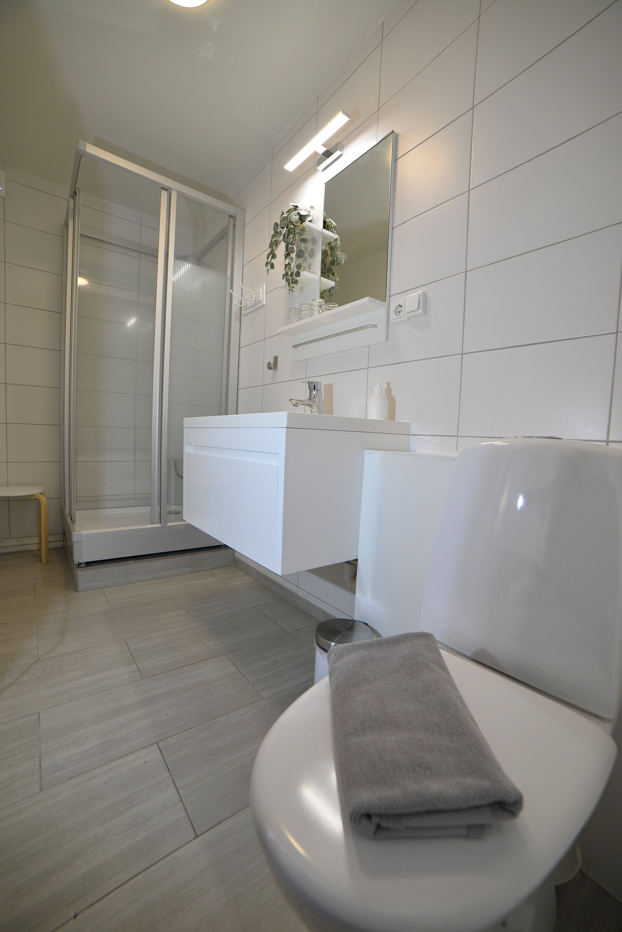 Chambre Double, salle de bains privée | Salle de bain