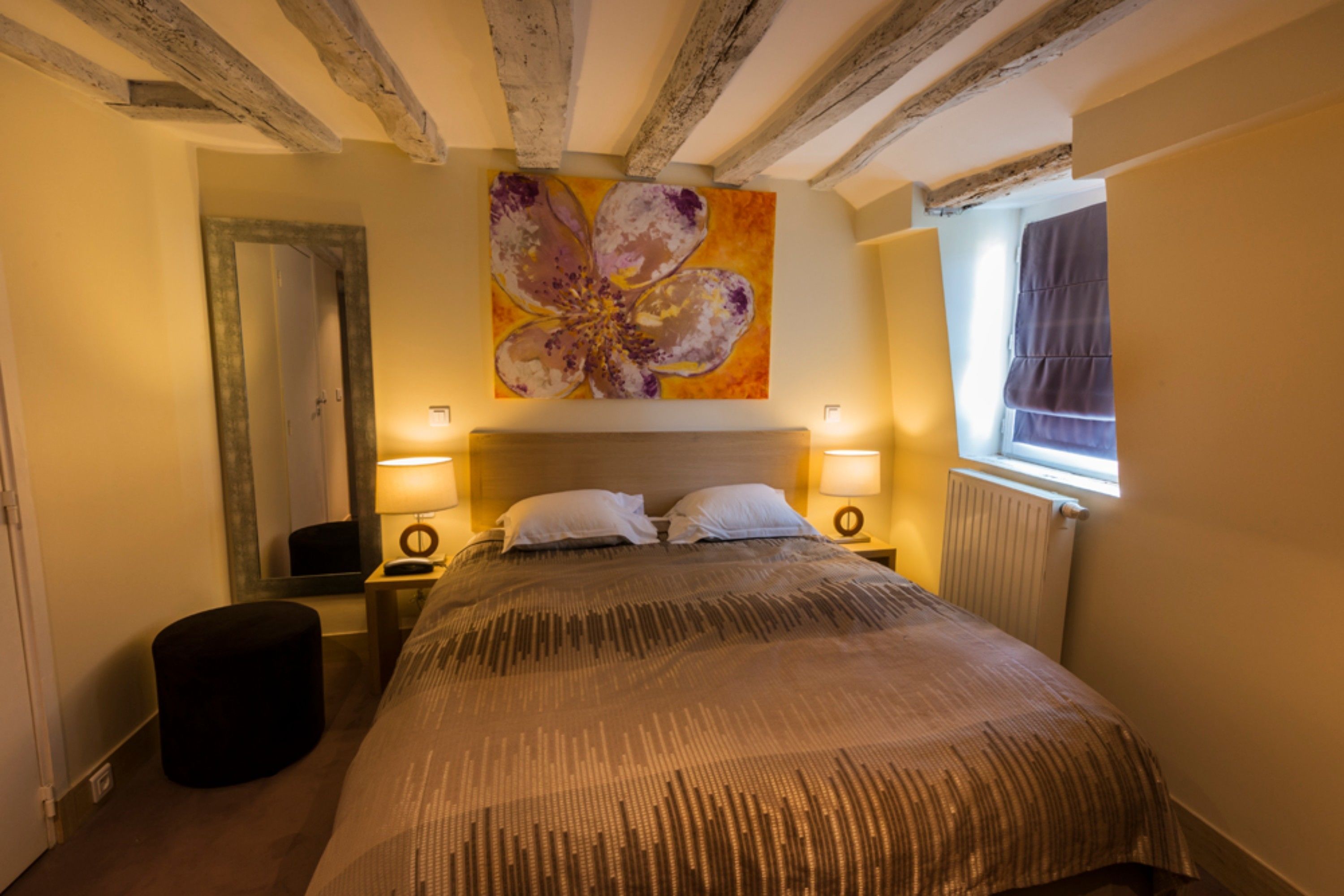 superior double room, 1 king bed | in-room safe, individually decorated, individually furnished, desk