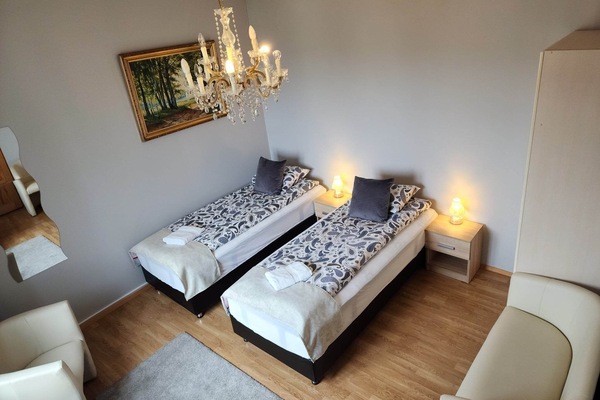 Double or Twin Room, Shared Bathroom | Blackout drapes, free WiFi, bed sheets