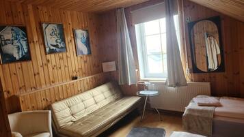 Double or Twin Room, Shared Bathroom | Blackout drapes, free WiFi, bed sheets