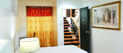 Desk, iron/ironing board, rollaway beds, free WiFi