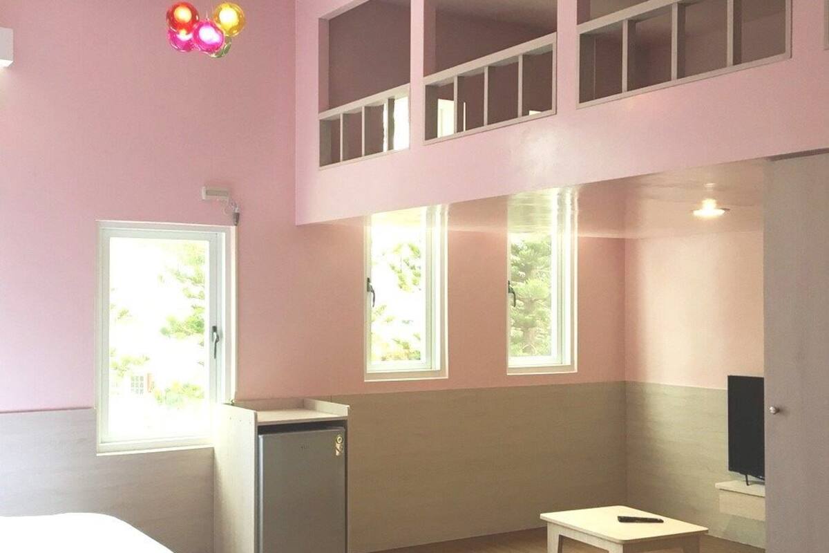 1 bedroom, premium bedding, individually decorated, desk
