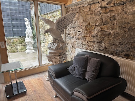 Terraço/pátio. Hotel am Schlossplatz