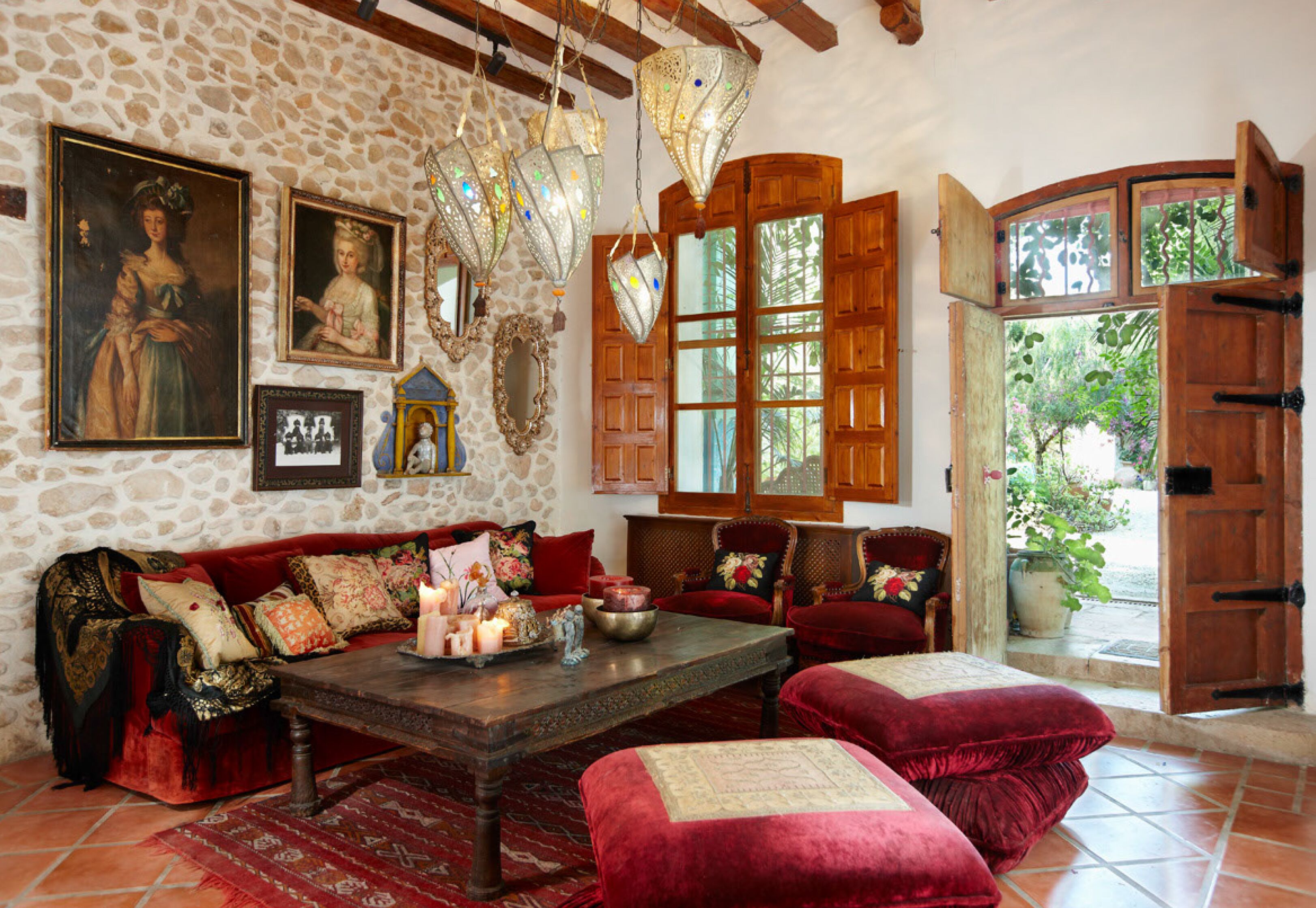 Coin salon dans le hall