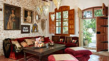 Sala de estar en el lobby