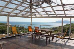 Blick von der Unterkunft