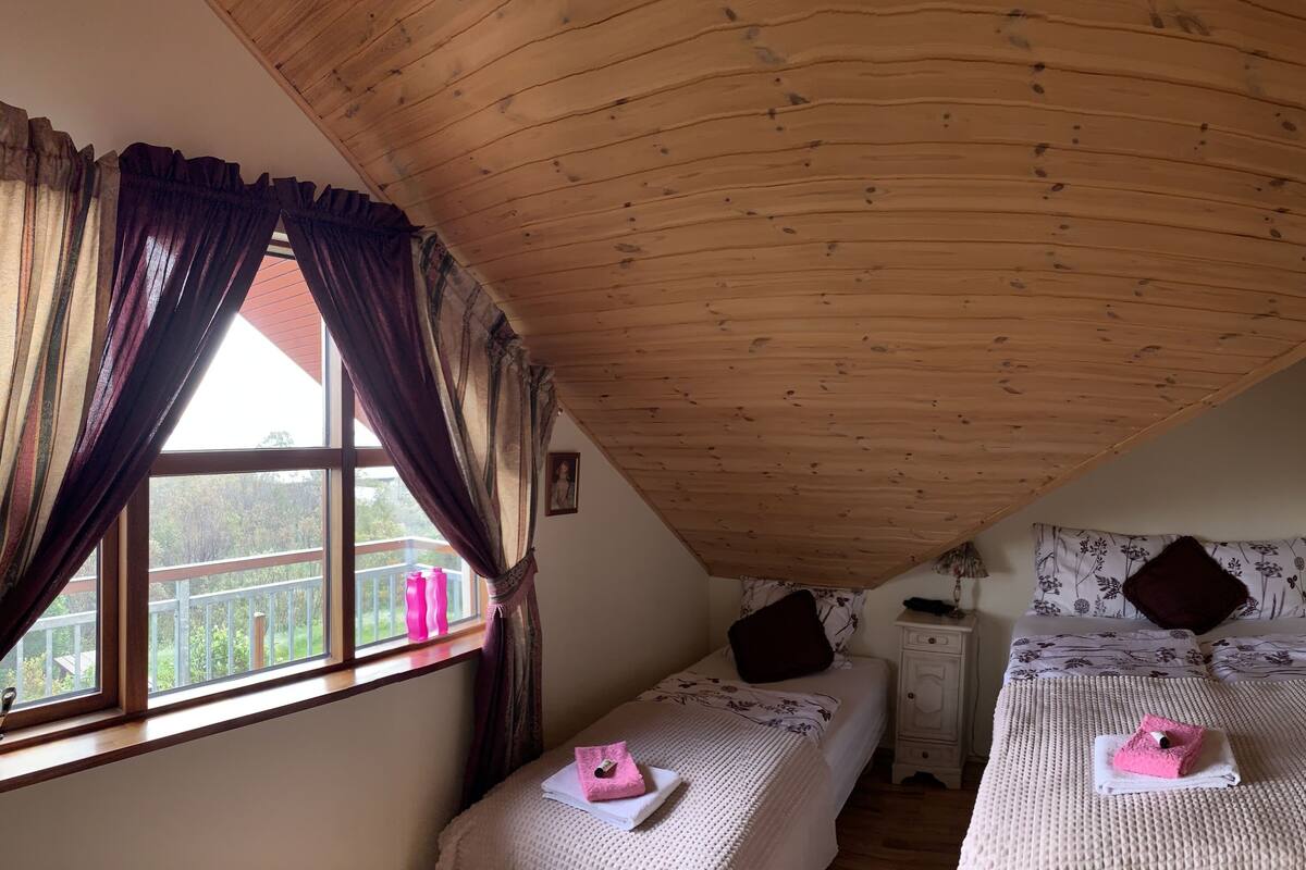 Triple Room | Premium bedding, down comforters, blackout drapes, soundproofing