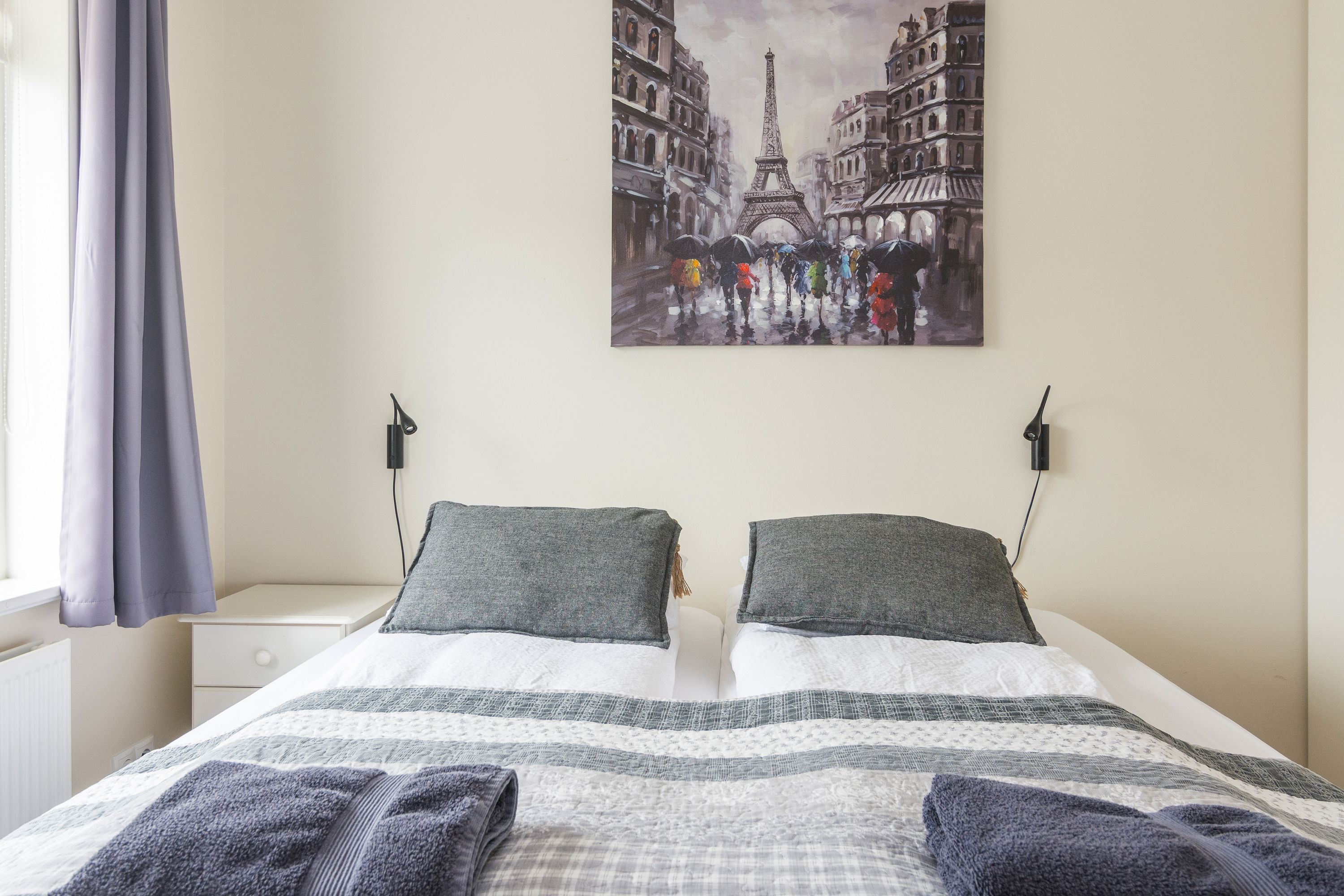 Apartment, 2 Bedrooms | Blackout drapes, free cribs/infant beds, free WiFi, bed sheets