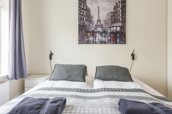 Apartment, 2 Bedrooms | Blackout drapes, free cribs/infant beds, free WiFi, bed sheets