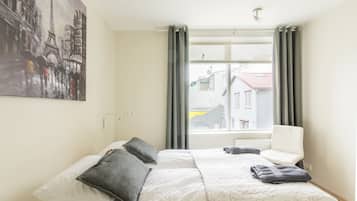 Comfort appartement, balkon | Verduisterende gordijnen, gratis wifi, beddengoed