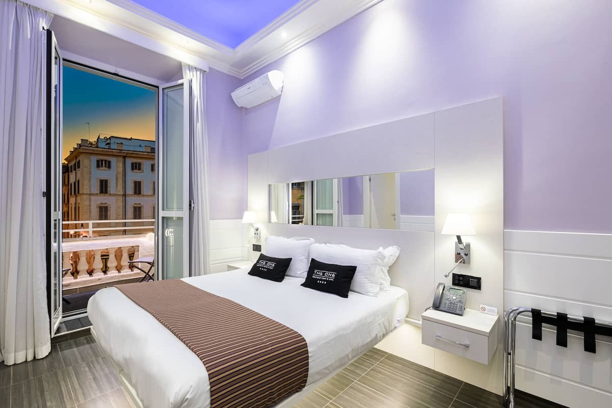 Executive Double Room, Balcony, City View | Egyptian cotton sheets, premium bedding, down duvets, memory-foam beds