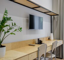 基础双人房, 1 张大床, 无烟房, 冰箱 | 电视