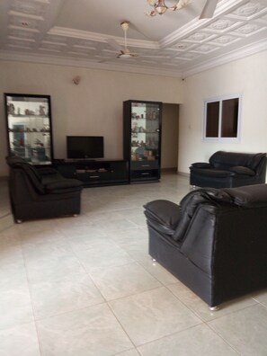 TV - Charlie's Guest House (Accra)