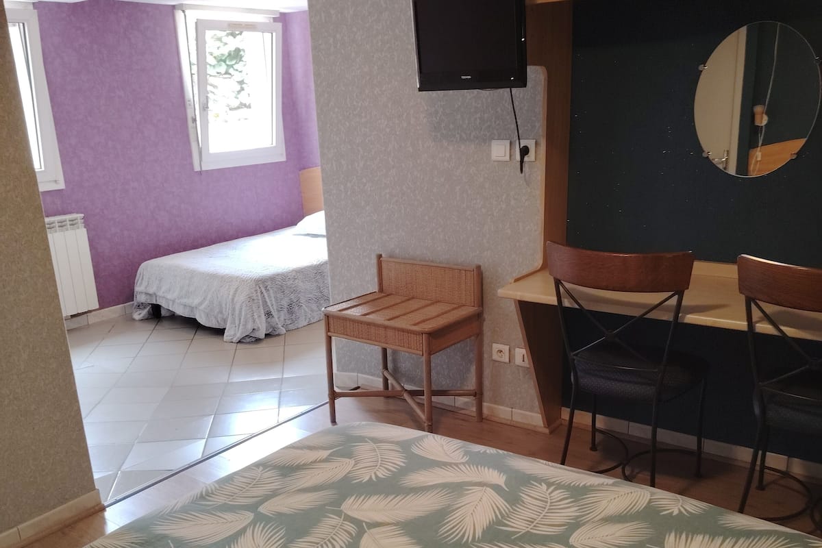 Club Quadruple Room, 1 Double Bed with Sofa bed, Private Bathroom | Premium bedding, individually decorated, individually furnished, desk