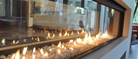 Sala de estar en el lobby