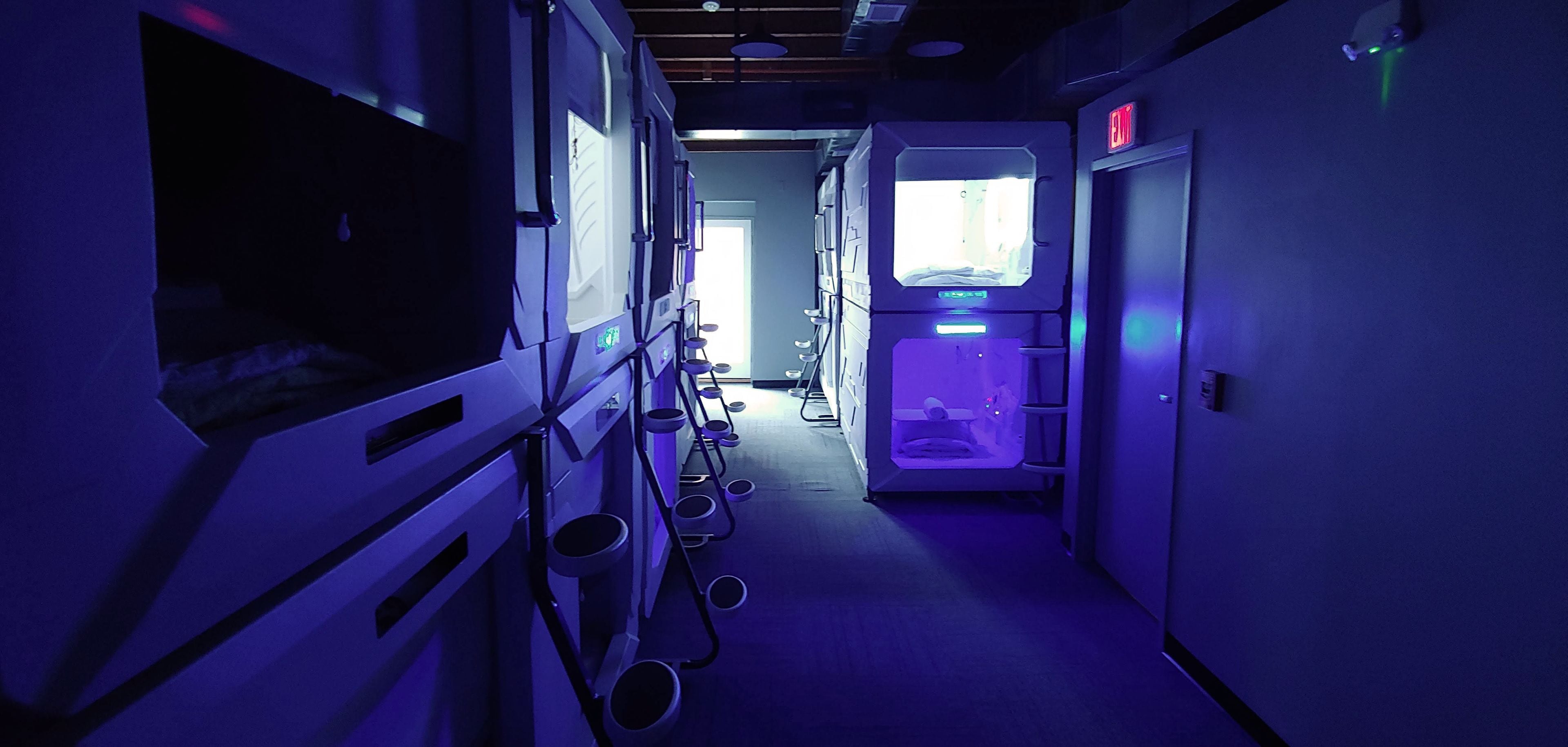 1 Single Capsule Bed in Shared Dorm (18 Beds), Female Dorm, Balcony | วิวจากห้องพัก