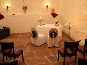 Indoor wedding
